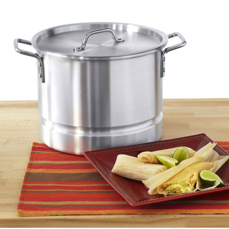 IMUSA Mexicana 12qt.Tamale Stock Pot with Lid & Reviews Wayfair